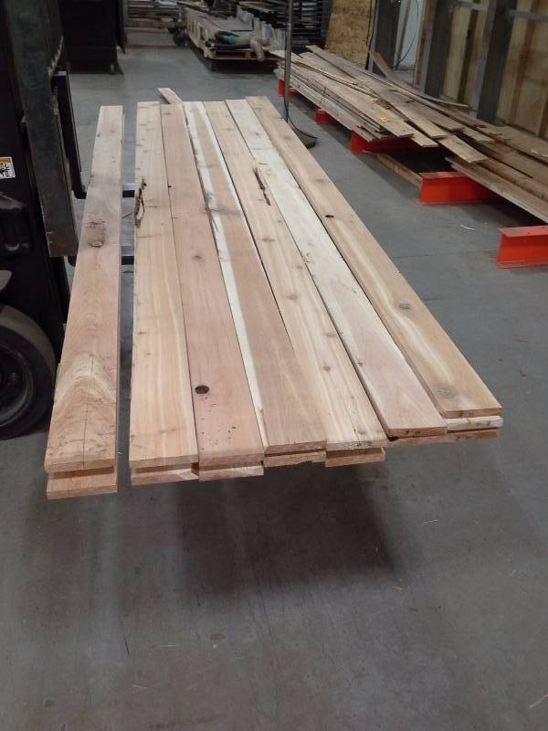 lot 256 image: Misc. Cedar Boards