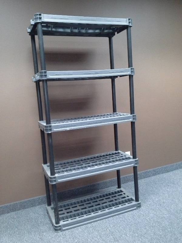 lot 523 image: Plastic Shelving Unit