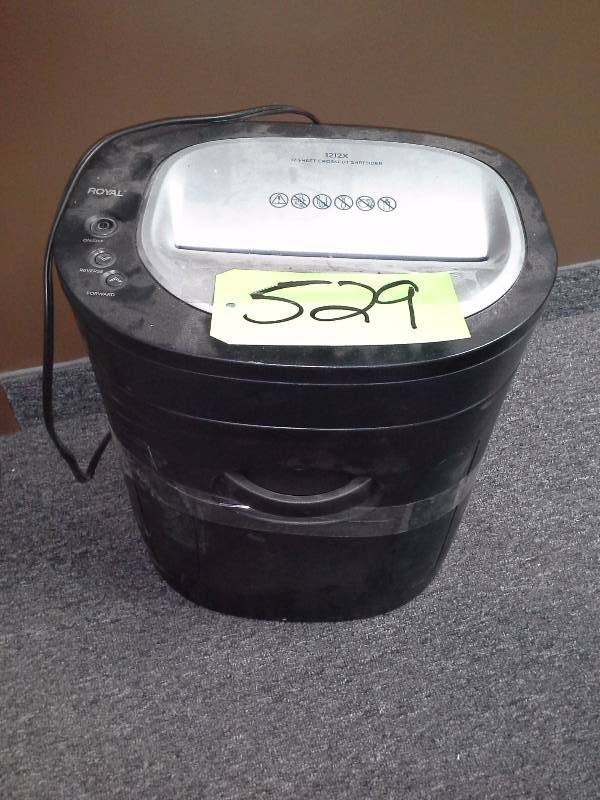 lot 529 image: Royal Paper Shredder