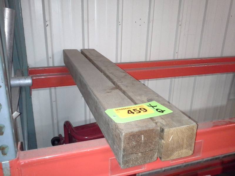 lot 459 image: (2) 42 Posts, 4x4