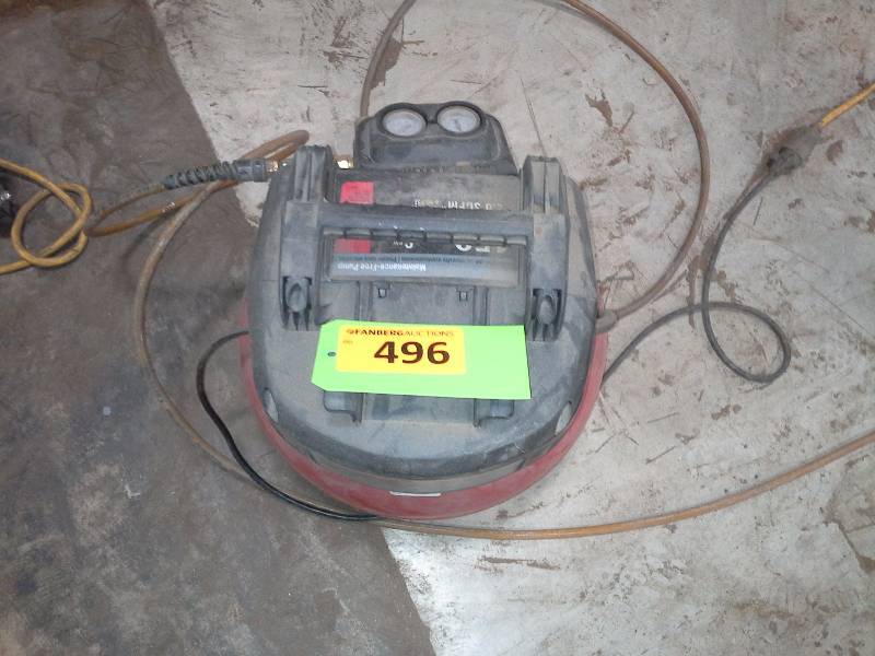 lot 496 image: Porter Cable Air Compressor