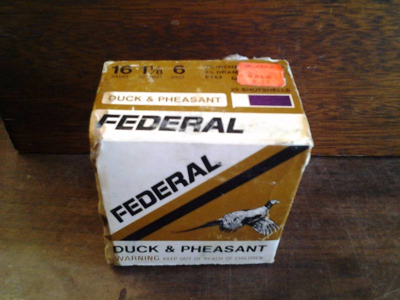 Federal 16 Gauge Shot Gun Shells 6 Shot Box Of 25