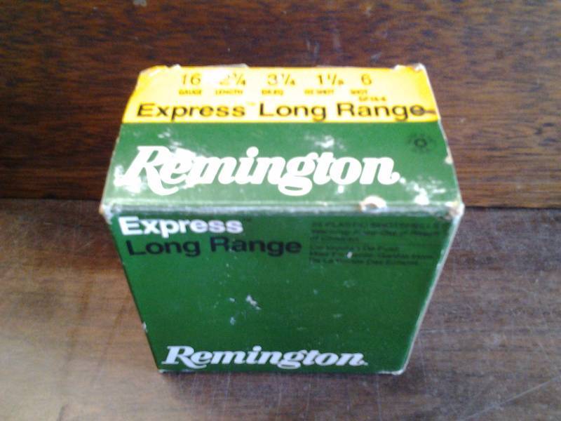 Remington 16 Gauge Shot Gun Shells 6 Shot Box Of 25