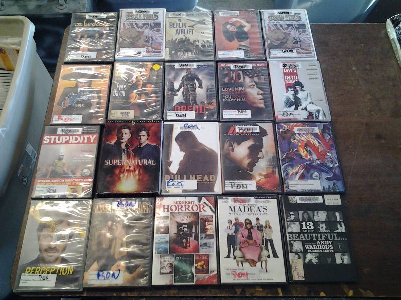20 DVDs