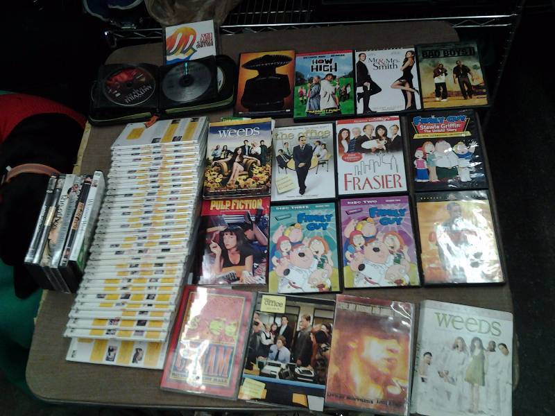Large Lot Of DVDs