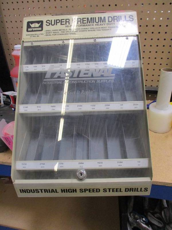 lot 69 image: Drill bit cabinet