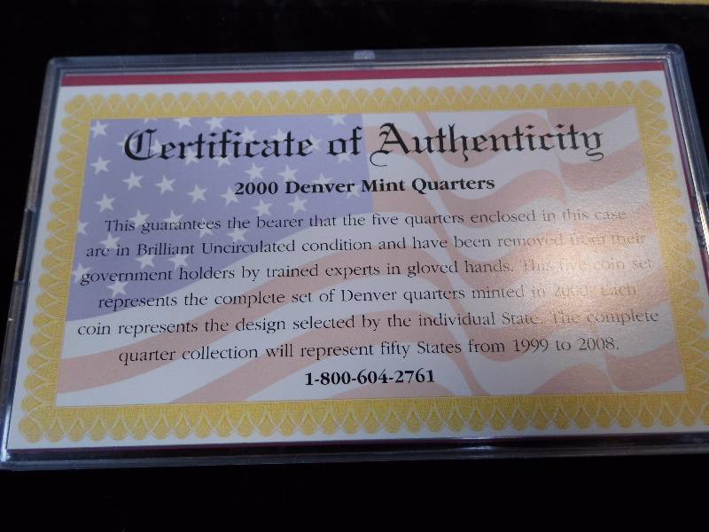 US State Quarter Collection 2000 Denver