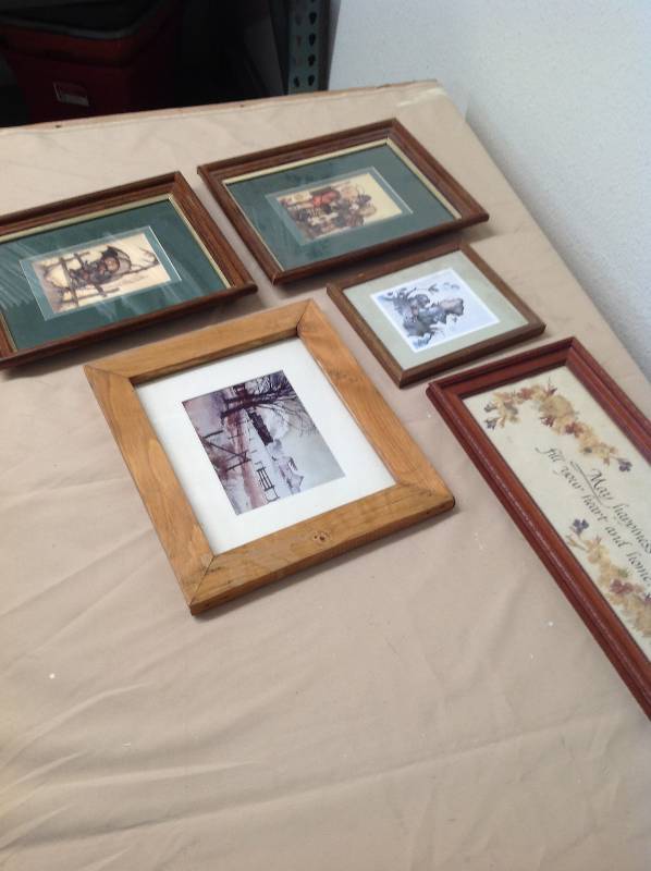 lot 38 image: Five Pictures- All in frames