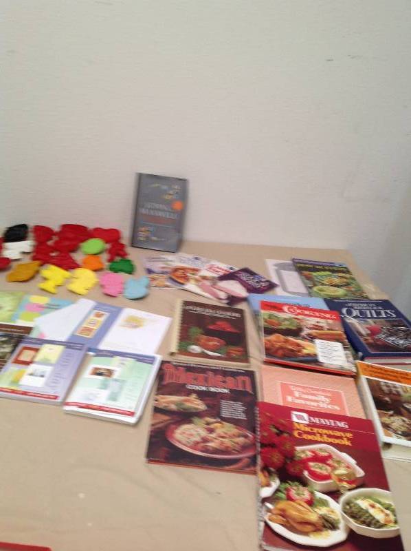 lot 81 image: Cookie Cutters, And Cook Books