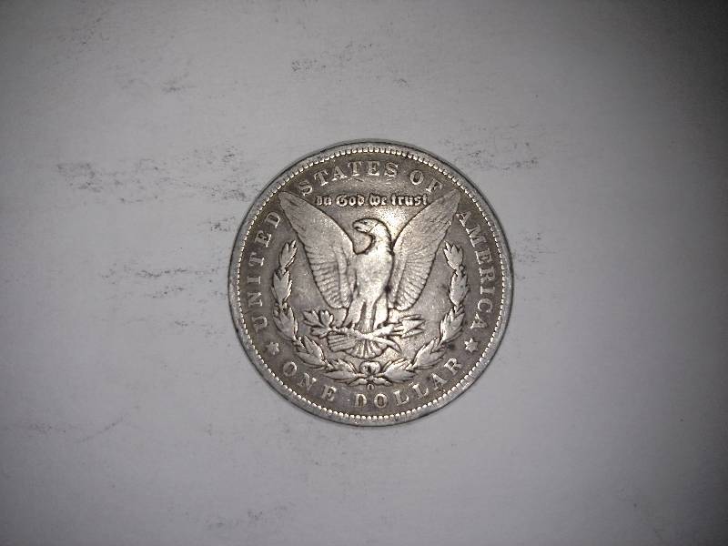 1892 O Morgan Silver Dollar...
