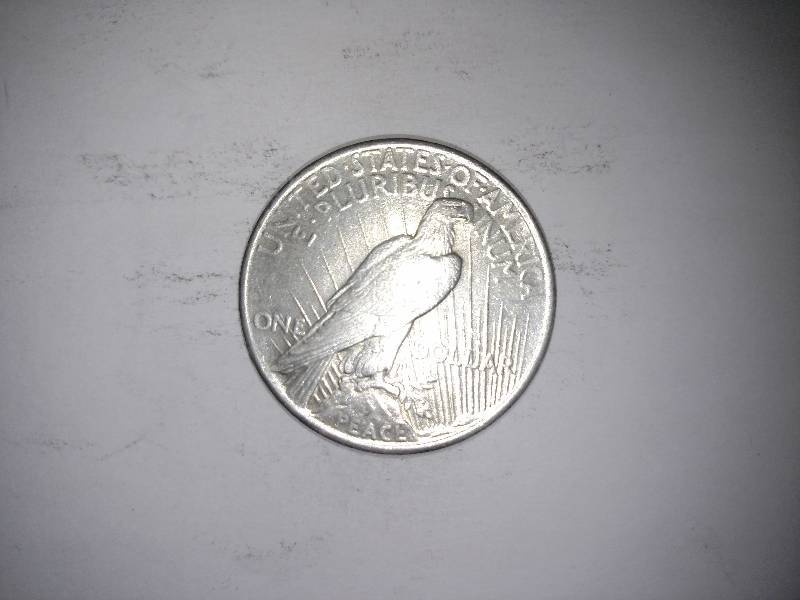 1925 P Peace Silver Dollar...