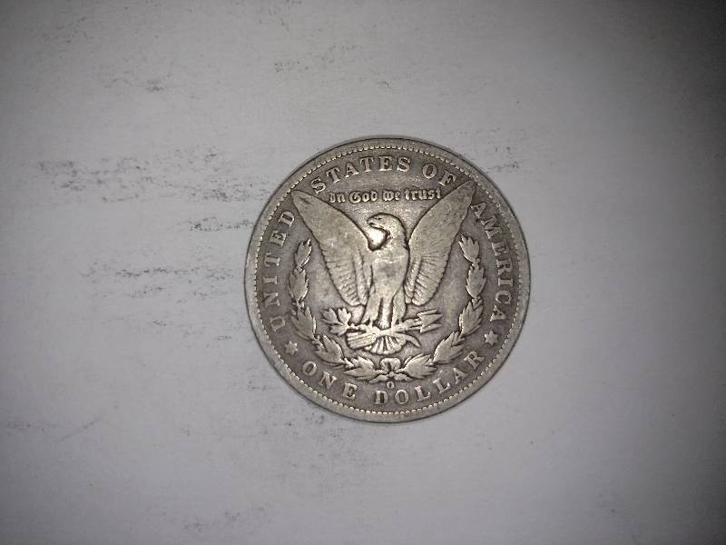 1889 O Morgan Silver Dollar...