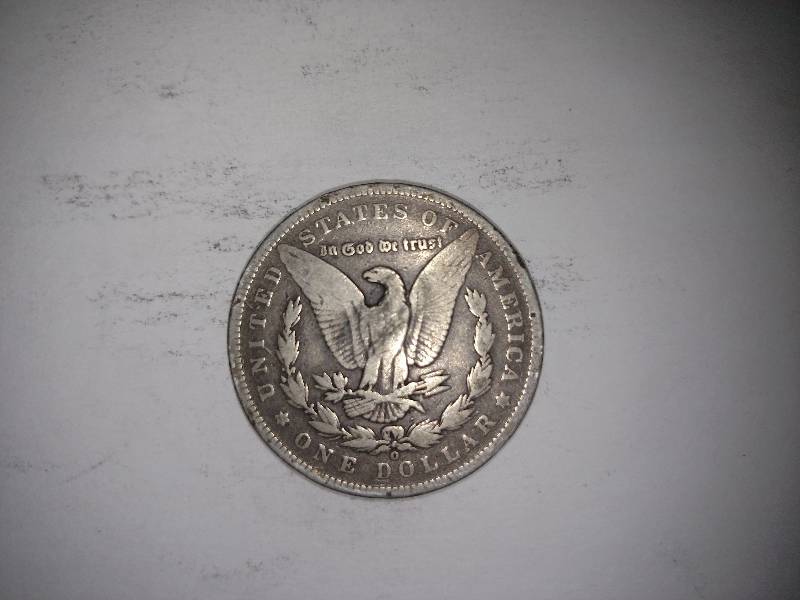 1890 O Morgan Silver Dollar...