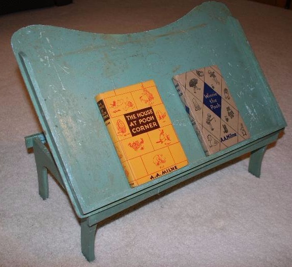 Vintage Pooh Books and Lap Table