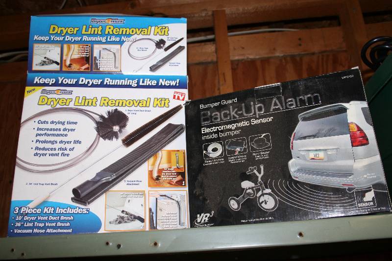 Back Up Alarm and Lint Dryer Cleaner