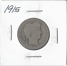 1915 Barber Quarter