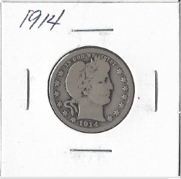 1914 Barber Quarter