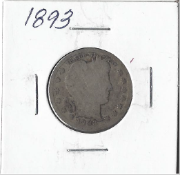 1893 Barber Quarter