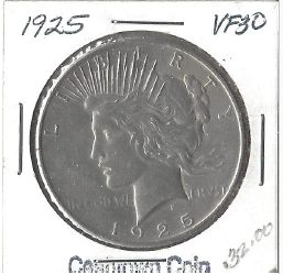 1925 Peace Dollar - High Grade