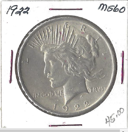 1922 Peace Dollar - MS