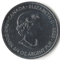 2013 34 oz Fine Silver $2 Canadian Coin
