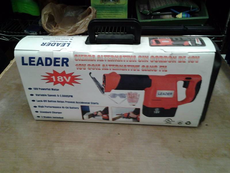 Leader 18 Volt Reciprocating Saw (New)
