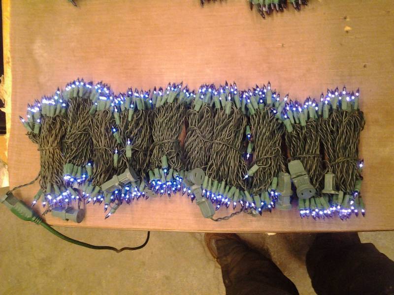 10-Strings Of 50 Blue Mini Lights