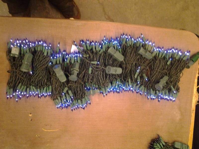 10-Strings Of 50 Blue Mini Lights