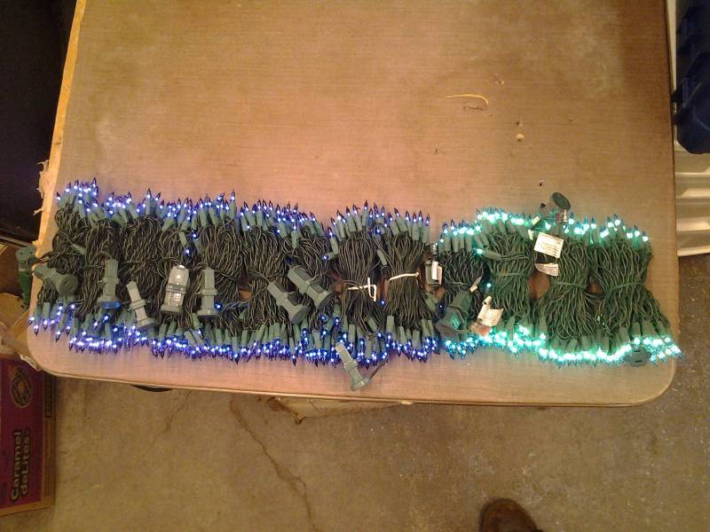 13-Strings Of 50 Blue Mini Lights