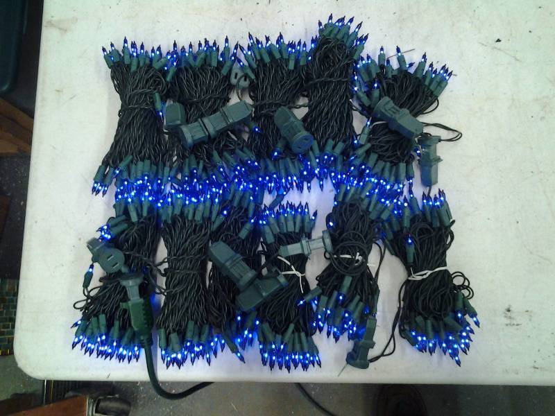 11-Strings Of 50 Blue Mini Lights