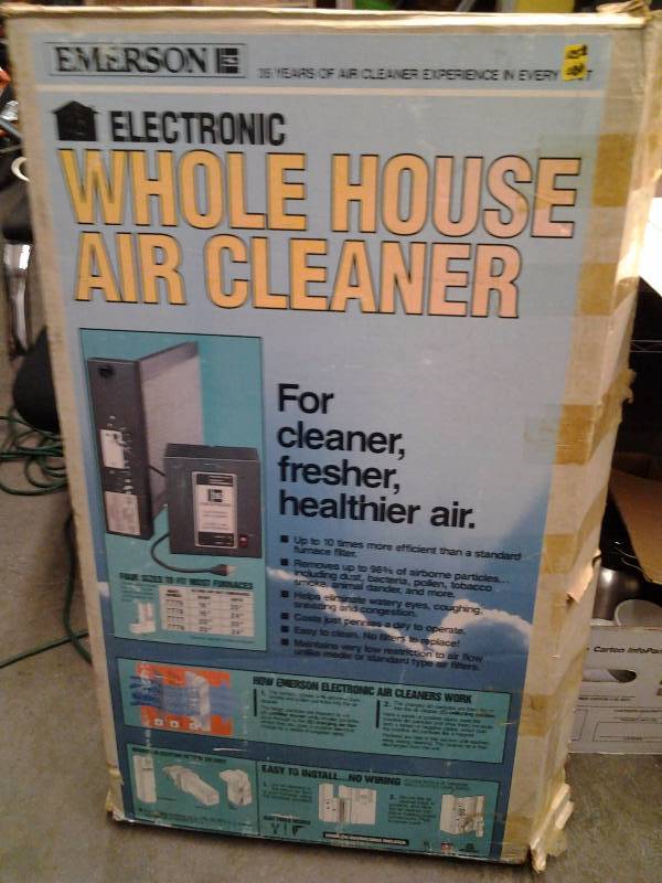 Emerson Electronic Whole House Air Cleaner Model 7779 Fits 16 H X 20 D