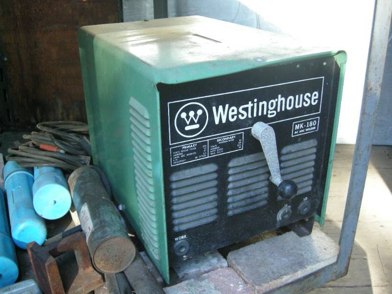 lot 65 image: Westinghouse Arc Welder and Cart
