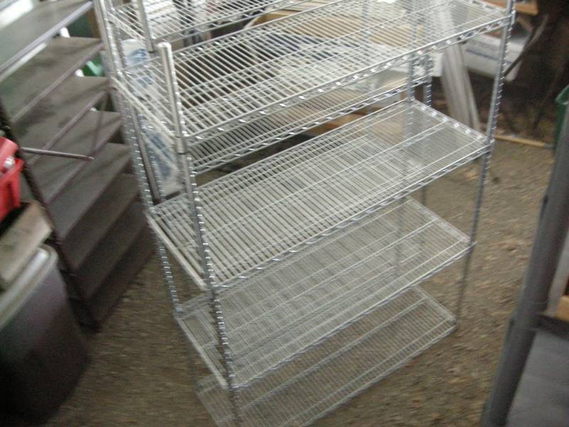 lot 80 image: 2 NSF Wire Shelves