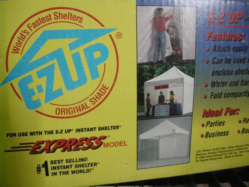 lot 158 image: EZ Up Express Sidewalls