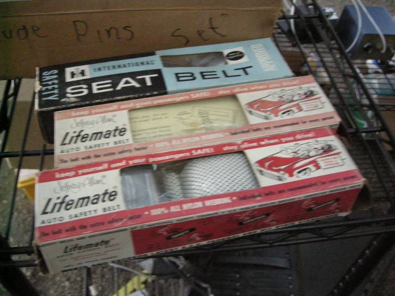 lot 169 image: Vintage Automotive Safety Belts