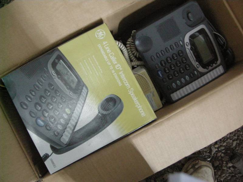 lot 188 image: 4 GE 4 Line Speakerphones