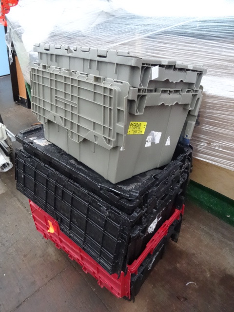 7 folding lid totes...