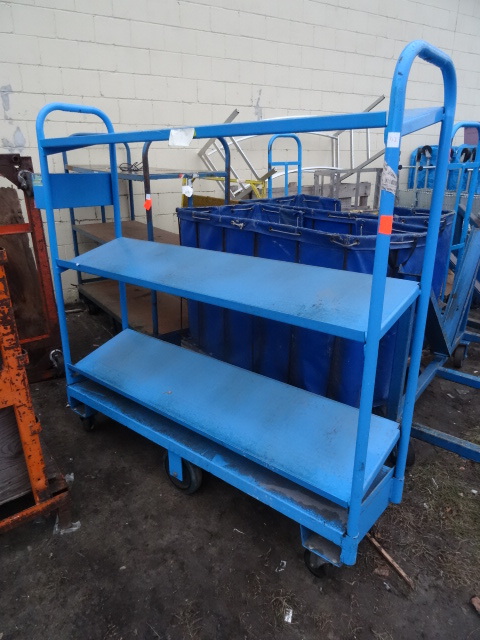 Slanted shelf warehouse cart. 63 x ...
