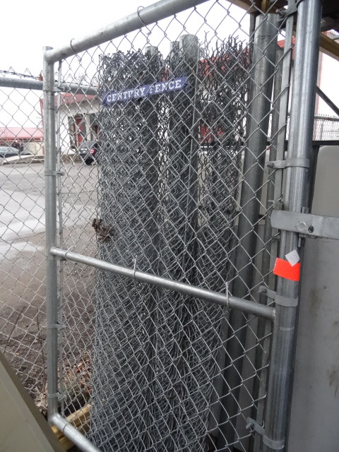 Chain link fence gate and misc fenc...