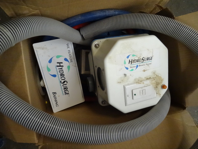 Hydro surge animal bathing system. ...