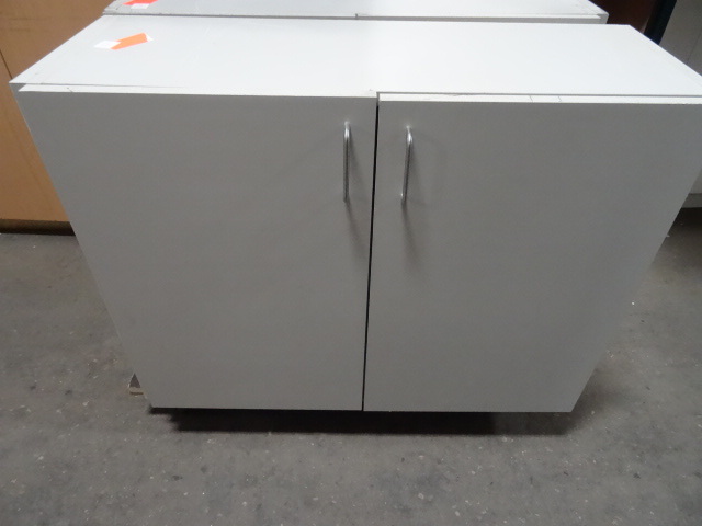 White laminate 2 door wall hanging ...