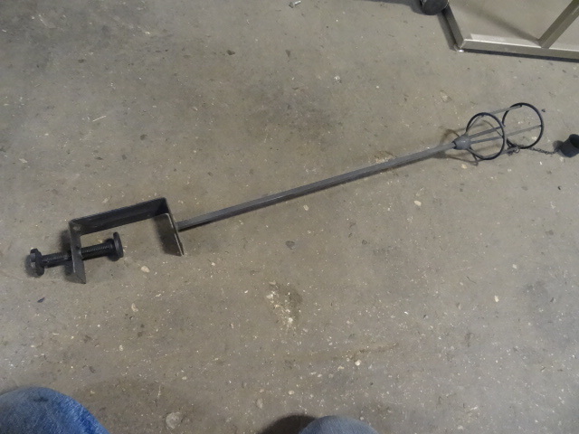 5 metal Tiki torch holders. 28 tal...