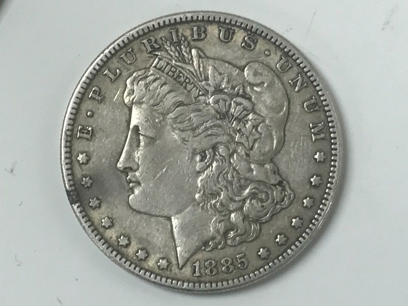 1885 Morgan Silver Dollar ...
