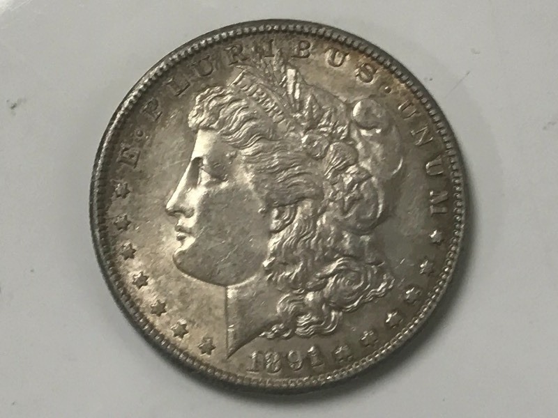 1891-S Morgan Silver Dollar ...