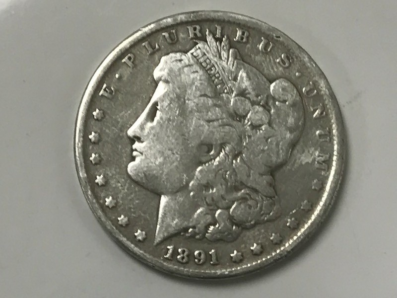 1891-O Morgan Silver Dollar ...