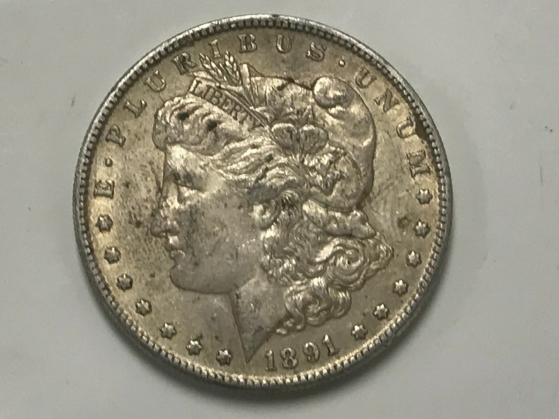 1891-S Morgan Silver Dollar ...