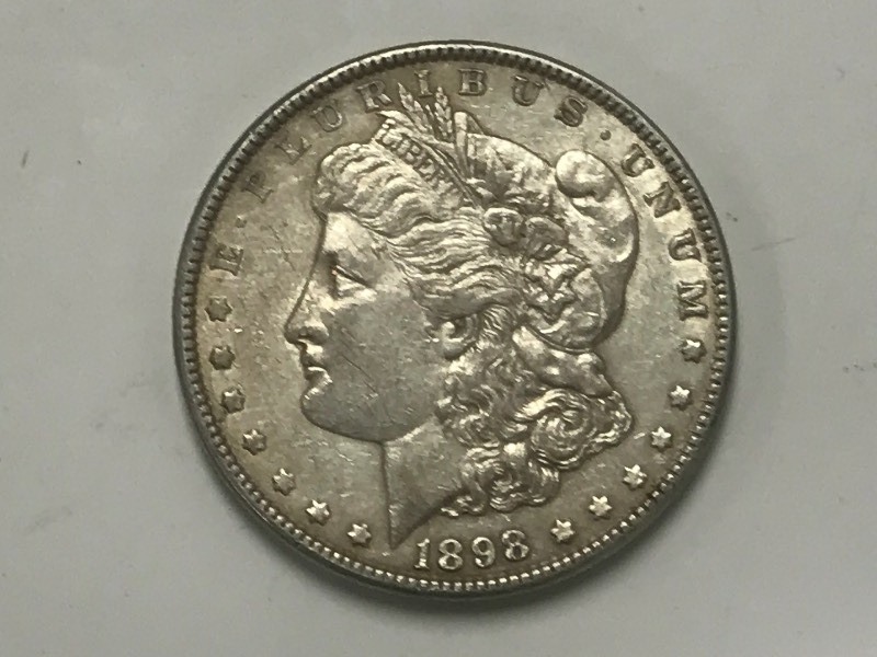 1898 Morgan Silver Dollar ...