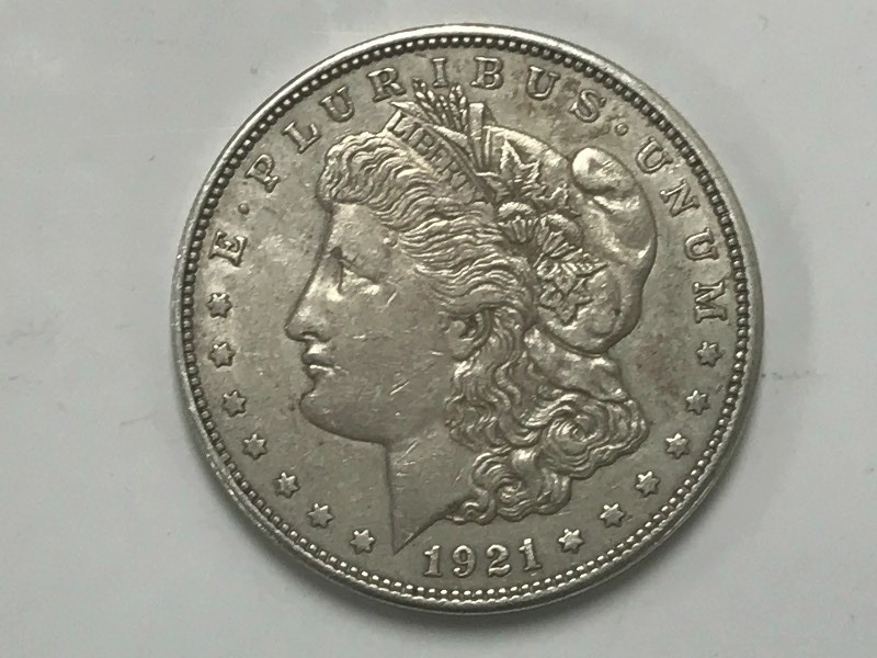 1921-D Morgan Silver Dollar ...