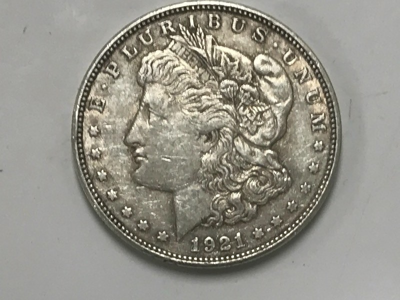 1921-D Morgan Silver Dollar ...