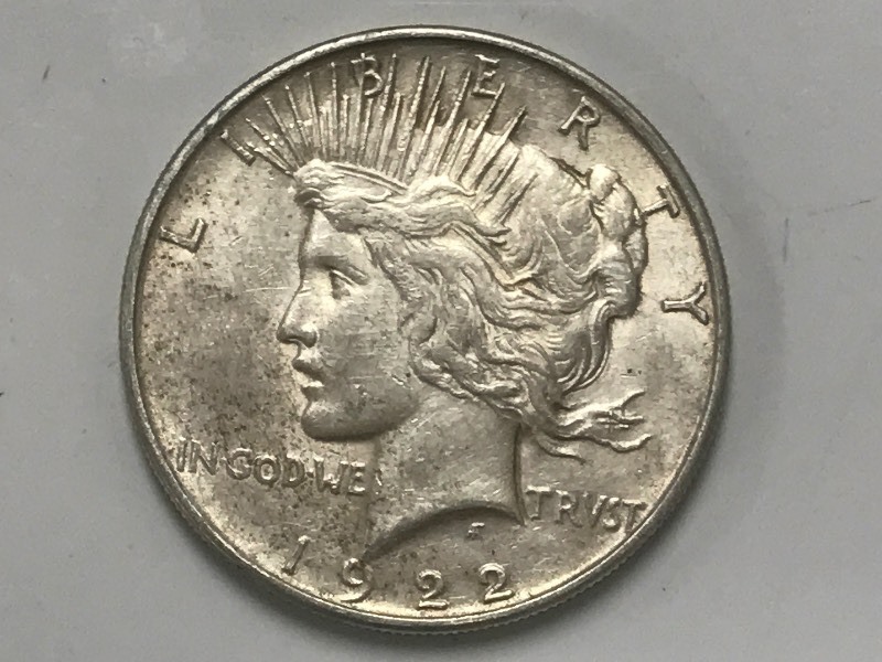 1922 Peace Silver Dollar ...